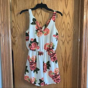 Lush Floral Romper